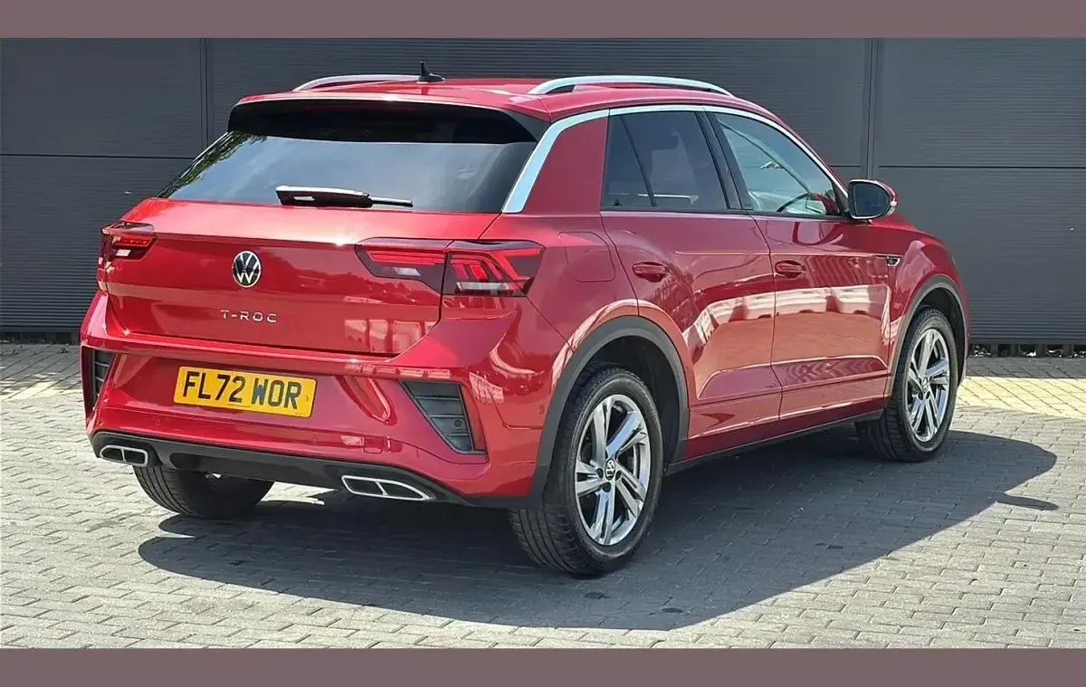 Used VW T-Roc R-line 150 HP (110 kW) 2022 Red SUV