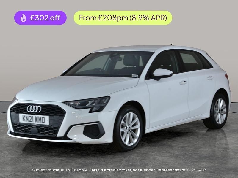 Used Audi A3 2021 White Sedan