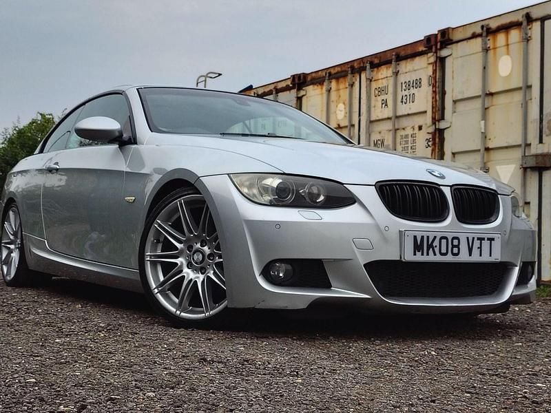 Silver Used 2008 BMW 325 Cabriolet M Sport Cabriolet | £3,790 (Fair price) - Image 1/4