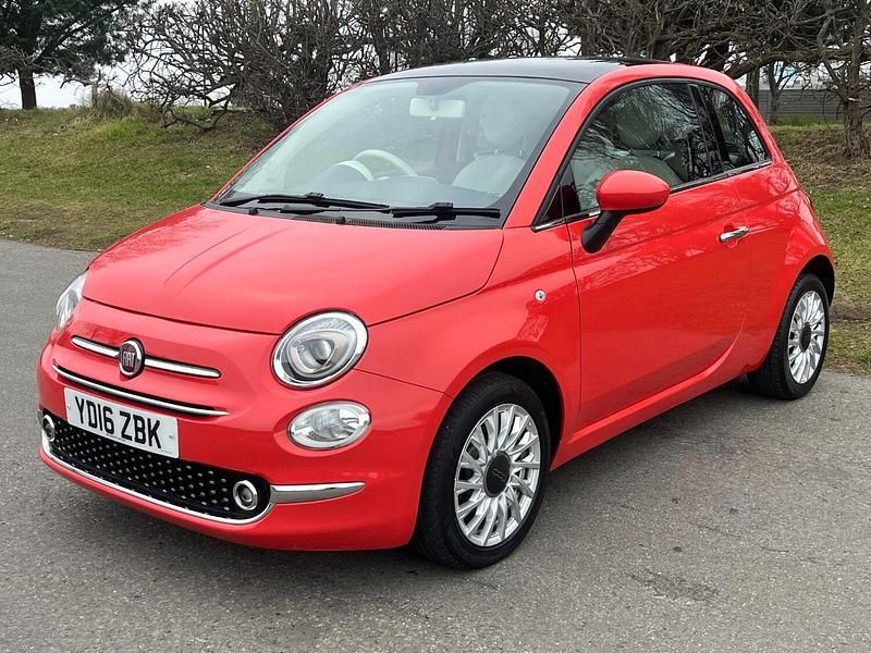 Pink Used 2016 Fiat 500 Lounge Hatchback | £5,995 (A bit pricey) - Image 1/3