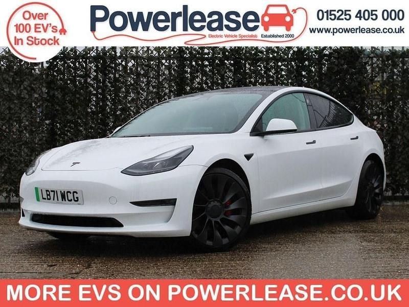 Used Tesla Model 3 Performance 82 kW (112 HP) 2021 White Sedan