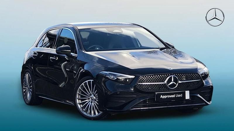 Black Used 2024 Mercedes A180 AMG Line Premium Plus Hatchback | £25,995 (Expensive) - Image 1/4