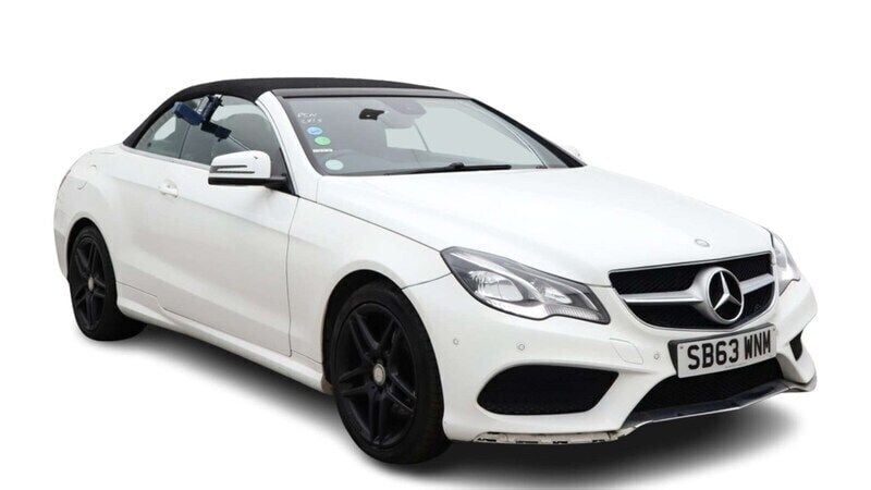White Used 2014 Mercedes E220 AMG Cabriolet | £11,450 (Fair price) - Image 1/4