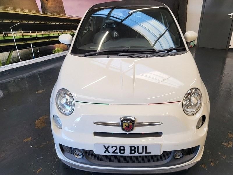 Used Fiat 500C Abarth 135 HP (99 kW) 2013 White Cabriolet