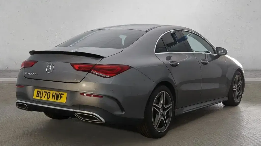 Used Mercedes CLA220 AMG line 190 HP (139 kW) 2020 Grey Coupe