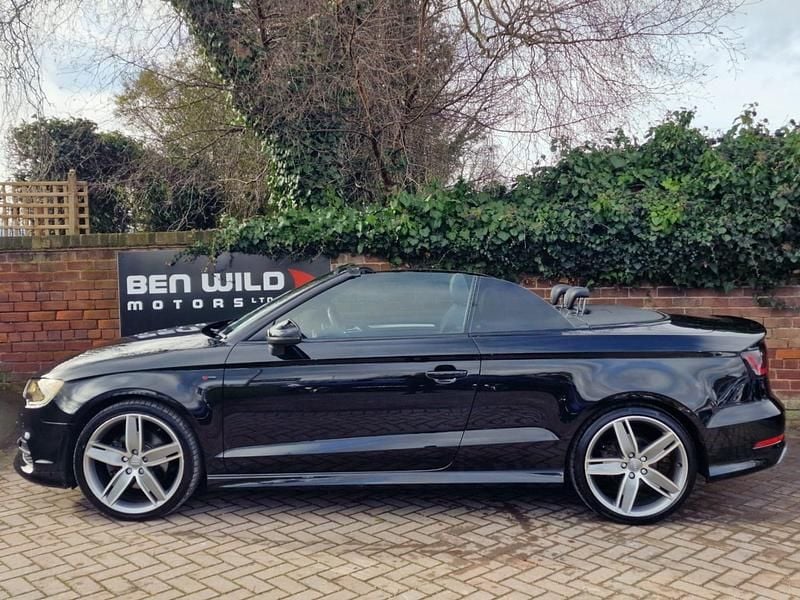 Used Audi A3 Cabriolet S-Line 180 HP (132 kW) 2015 Black Cabriolet