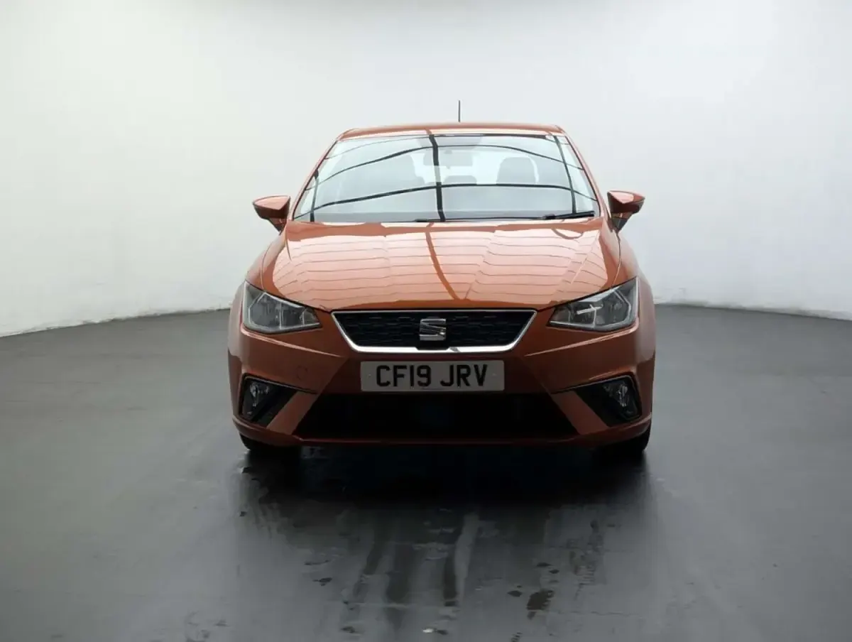 Begagnad Seat Ibiza SE Technology 80 HK (58 kW) 2019 Orange Halvkombi
