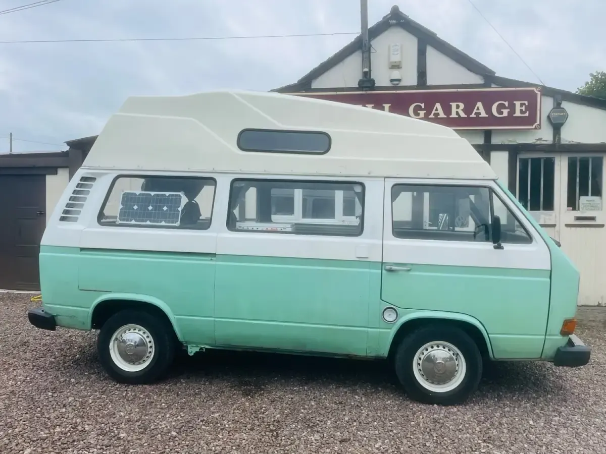 Used VW T3 1981 Green white Van