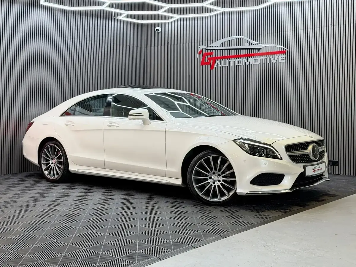 Used Mercedes CLS220 AMG line 2015 White Coupe
