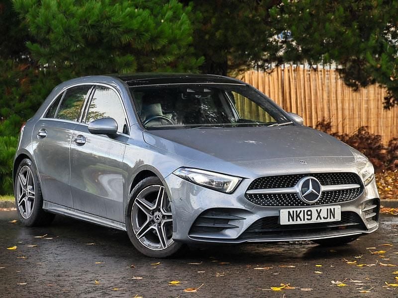 Grey Used 2019 Mercedes A180 AMG Line Premium Plus Hatchback | £16,998 (A bit pricey) - Image 1/4