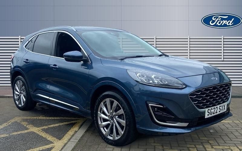 Blue Used 2022 Ford Kuga Vignale SUV | £19,438 (Fair price) - Image 1/4