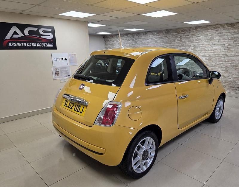 Used Fiat 500 2012 Yellow Hatchback
