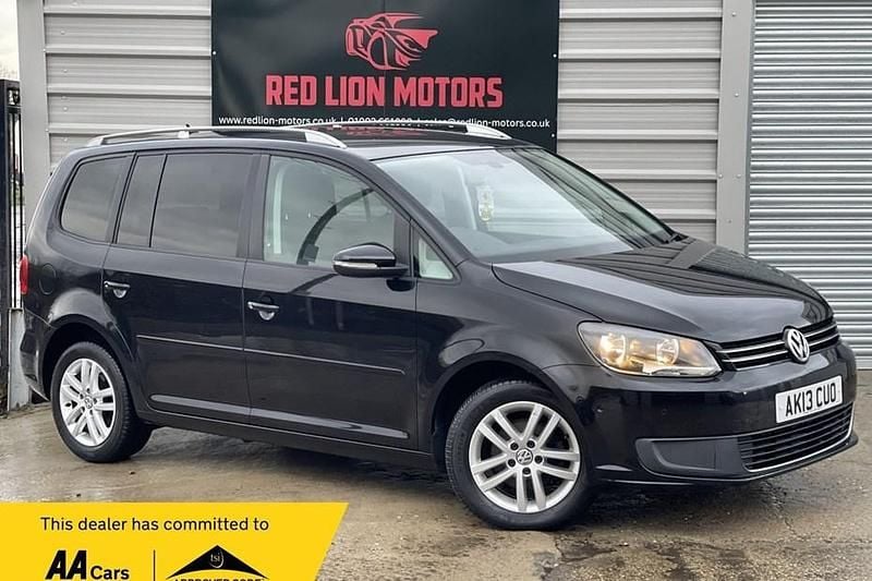 Used VW Touran SE 105 HP (77 kW) 2013 Black MPV