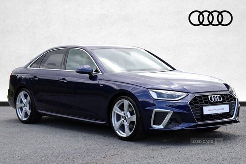 Blue Used 2024 Audi A4 S-Line Sedan | £29,490 (Fair price) - Image 1/1