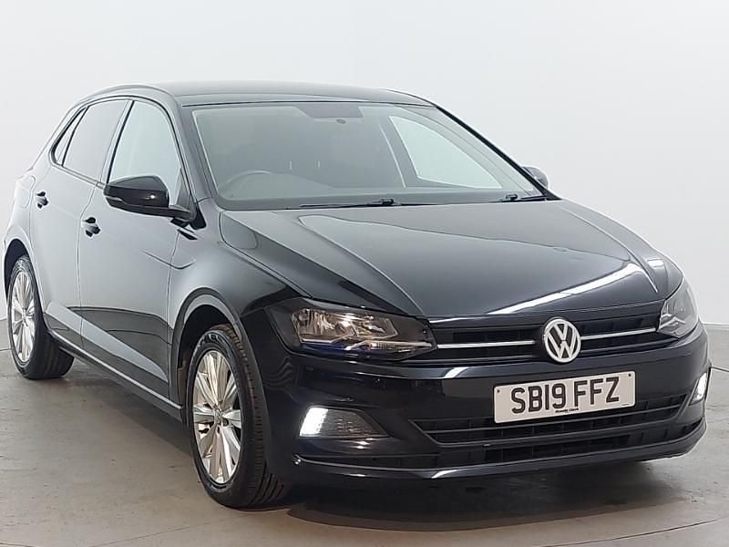 Used VW Polo SE 65 HP (47 kW) 2019 Black Hatchback