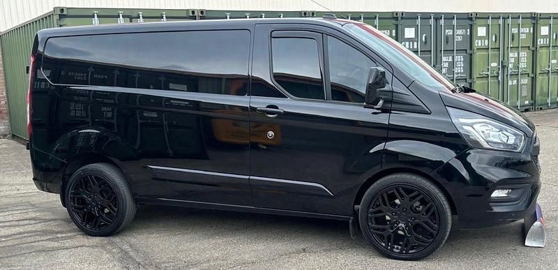 Used Ford Transit Custom 126 HP (92 kW) 2023 Black Van