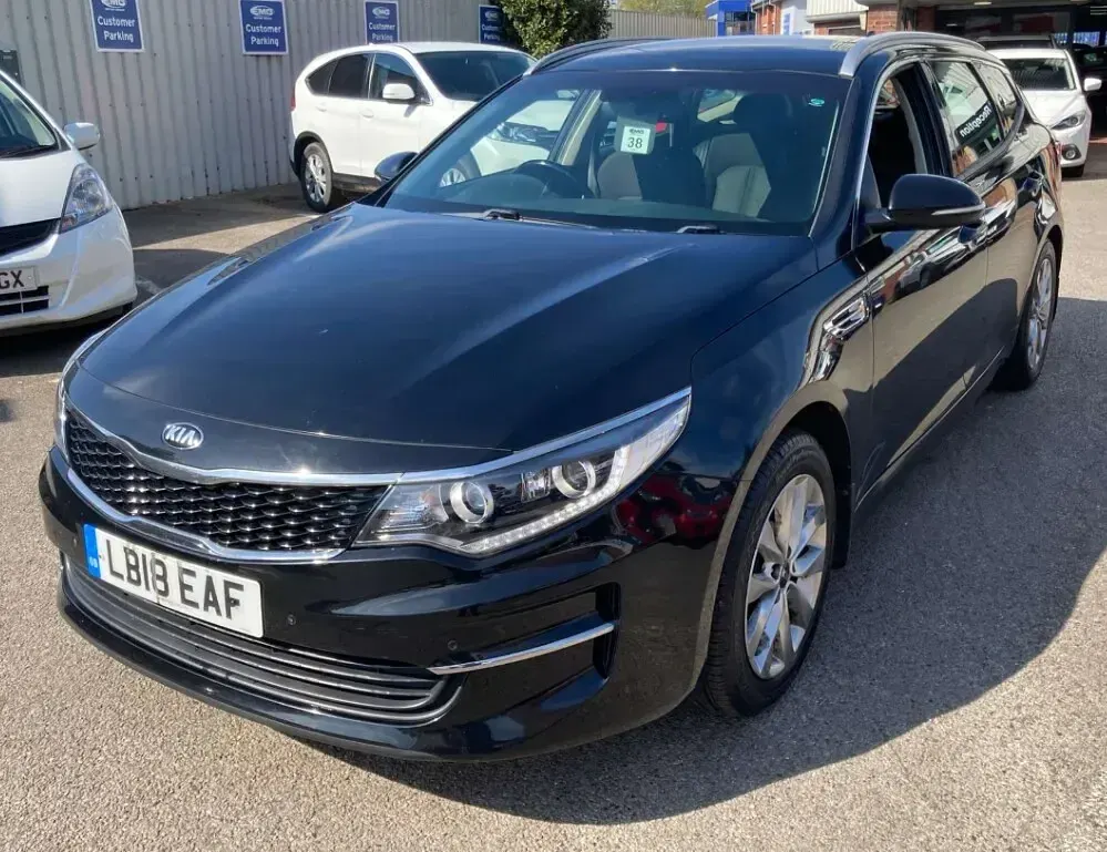 Used Kia Optima 139 HP (102 kW) 2018 Black Estate