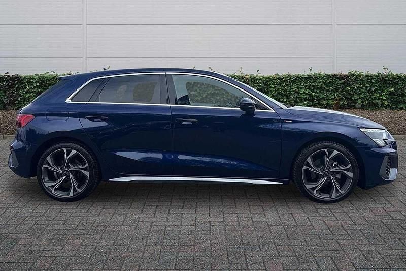 Used Audi A3 S-Line 147 HP (108 kW) 2024 Blue Hatchback