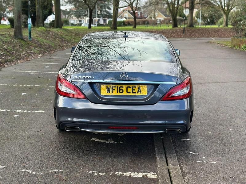 Used Mercedes CLS220 AMG line 177 HP (130 kW) 2016 Grey Coupe