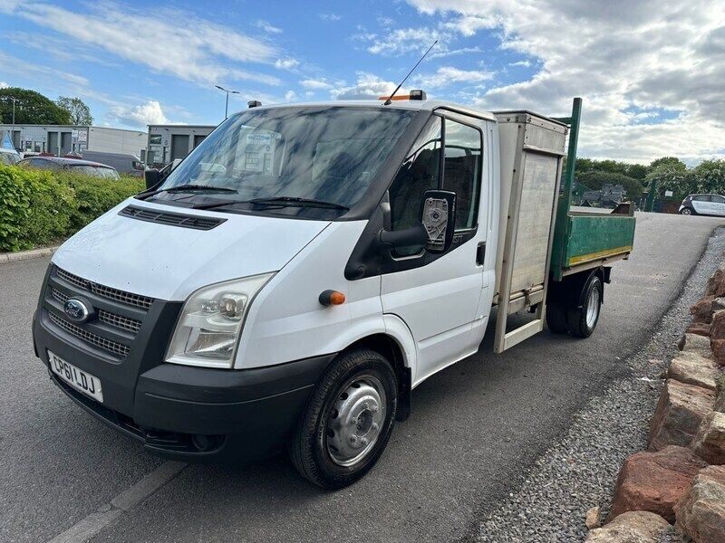 White Used 2012 Ford Transit Pickup | £5,495 (Expensive) - Image 1/4