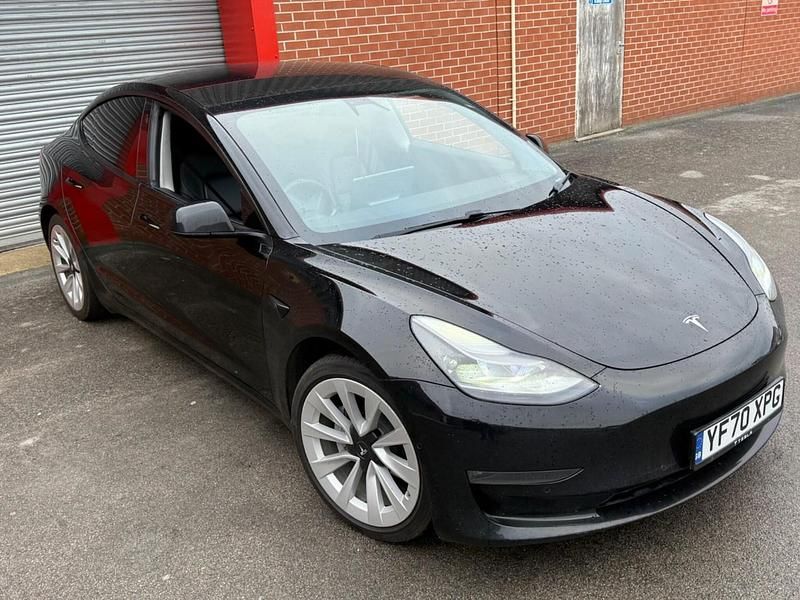 Used Tesla Model 3 Long Range AWD 77 kW (106 HP) 2020 Black Sedan