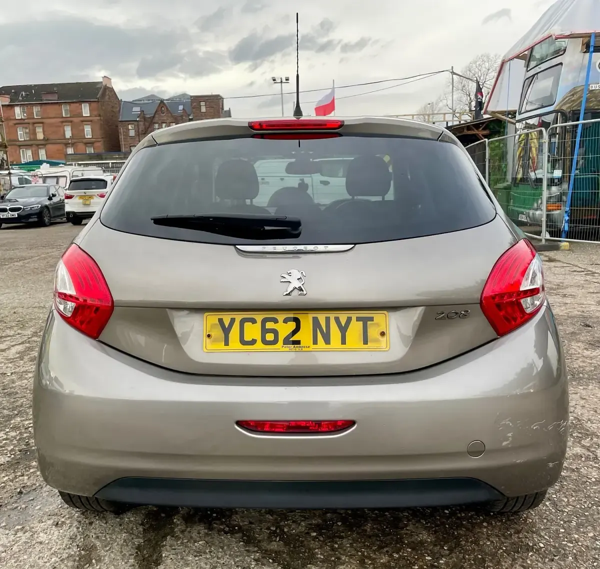Used Peugeot 208 Allure 82 HP (60 kW) 2012 Grey Hatchback