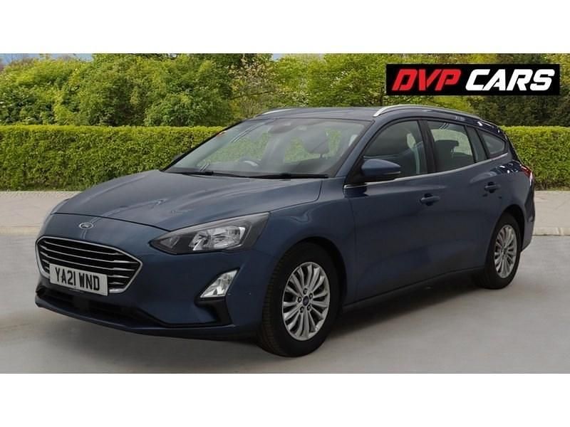 Used Ford Focus Titanium 150 HP (110 kW) 2021 Blue Estate