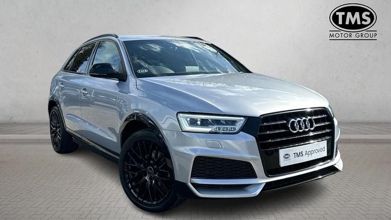 Used Audi Q3 Black Edition 150 HP (110 kW) 2018 Silver SUV