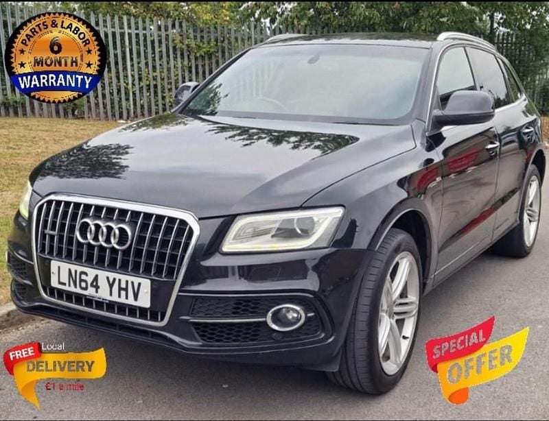 Black Used 2014 Audi Q5 S-line plus SUV | £8,499 (Fair price) - Image 1/4