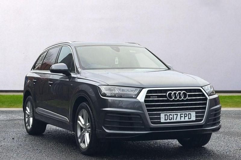 Used Audi Q7 S-Line 218 HP (160 kW) 2017 Grey SUV
