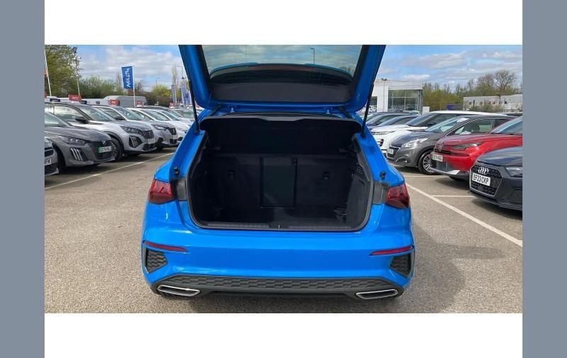 Used Audi A3 S-Line 110 HP (80 kW) 2022 Blue Sedan