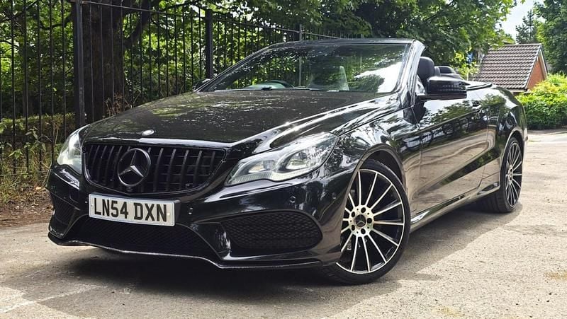 Black Used 2013 Mercedes E250 AMG Cabriolet | £9,490 (Expensive) - Image 1/4