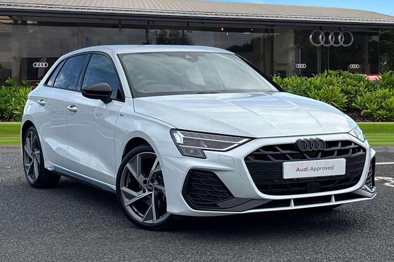 White Used 2025 Audi A3 Black Edition Hatchback | £30,790 (Expensive) - Image 1/4