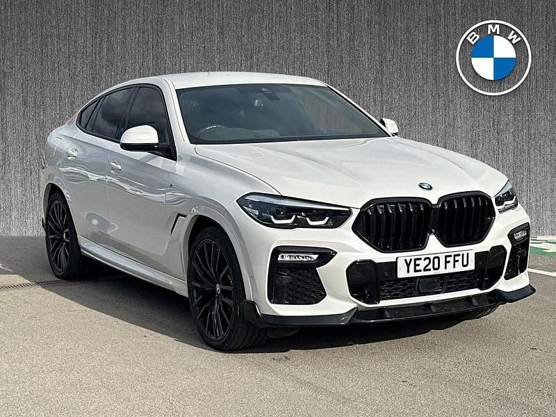 White Used 2020 BMW X6 M Sport SUV | £38,499 (Fair price) - Image 1/4