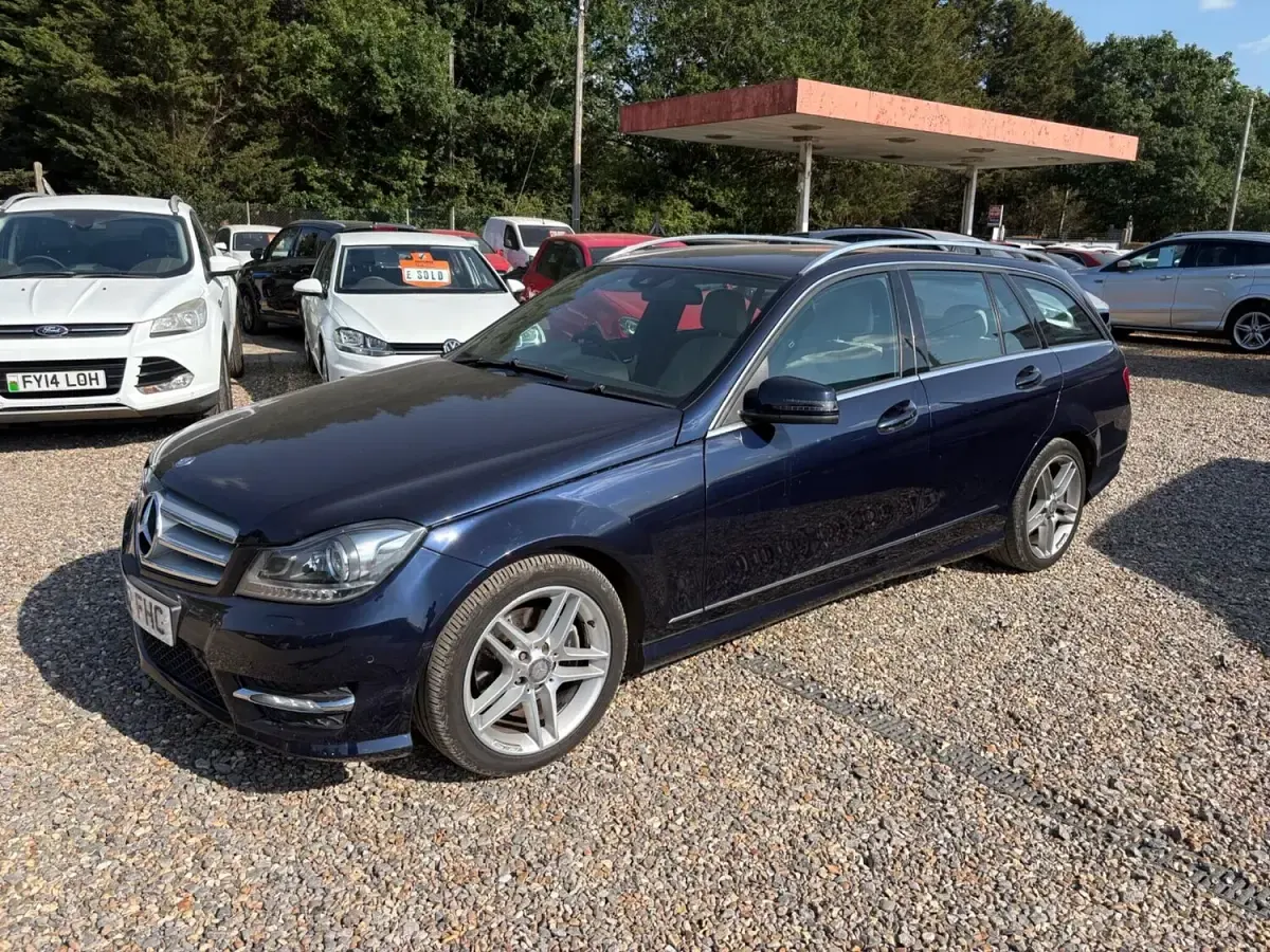 Used Mercedes C250 AMG 2012 Blue Estate