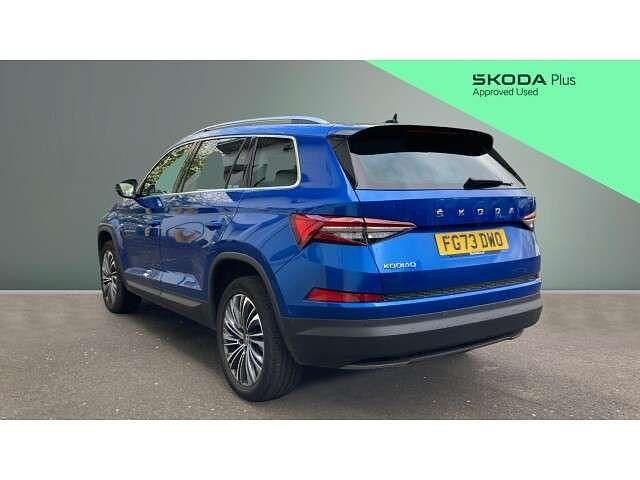 Used Skoda Kodiaq SE L Executive 150 HP (110 kW) 2023 Blue SUV