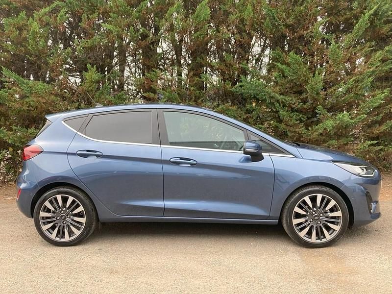 Used Ford Fiesta Titanium 2022 Blue Hatchback