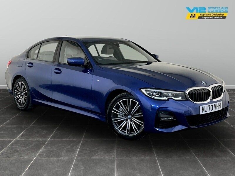 Blue Used 2020 BMW 330e M Sport Sedan | £14,195 (Good price) - Image 1/2