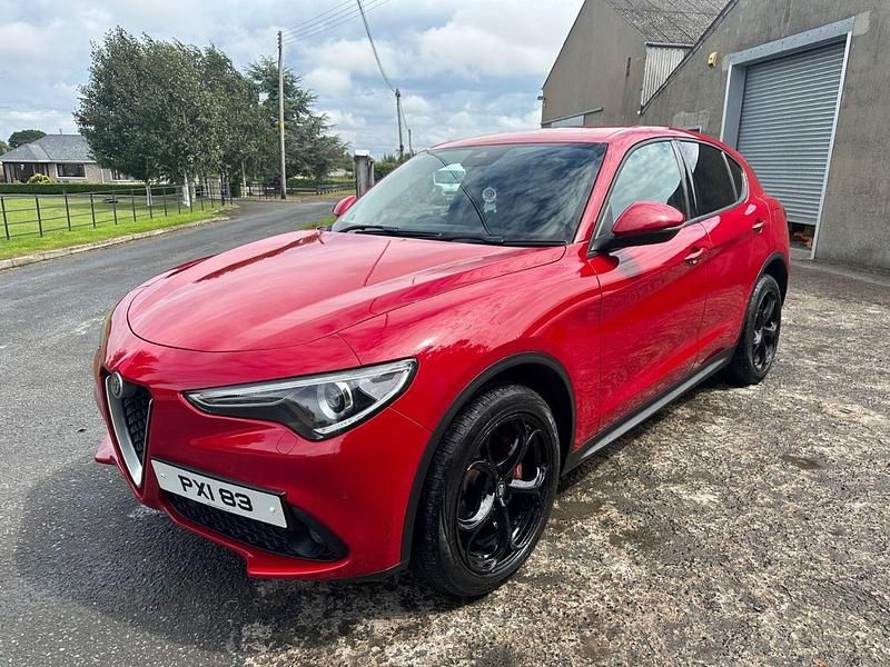 Red Used 2018 Alfa Romeo Stelvio Super SUV | £17,495 (Expensive) - Image 1/4