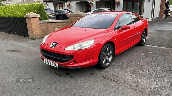 Used Peugeot 407 Coupe 2008 Red Coupe