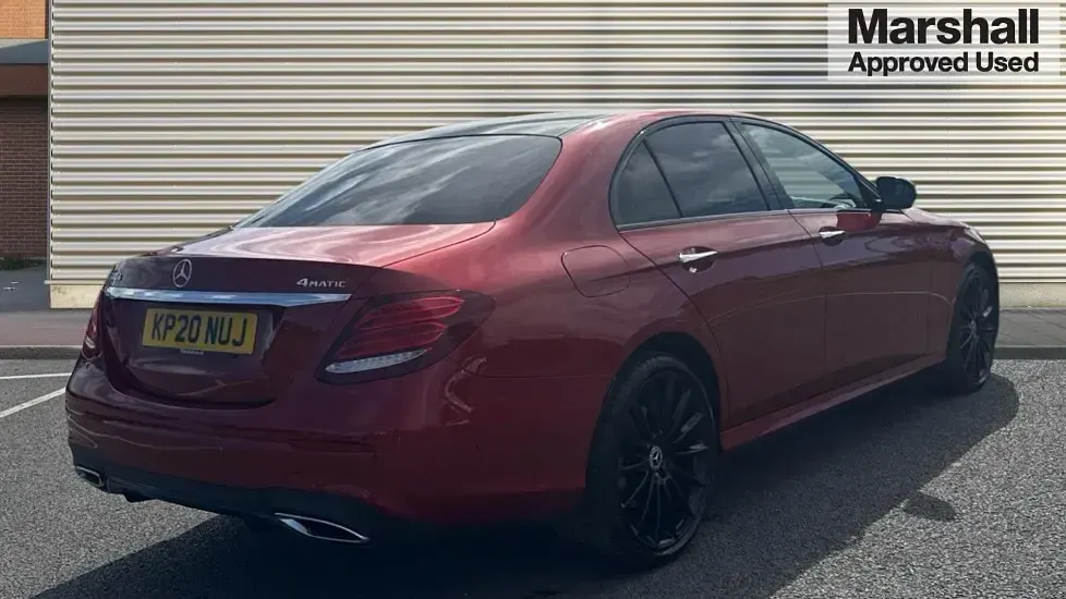 Used Mercedes E400 AMG line 340 HP (250 kW) 2020 Red