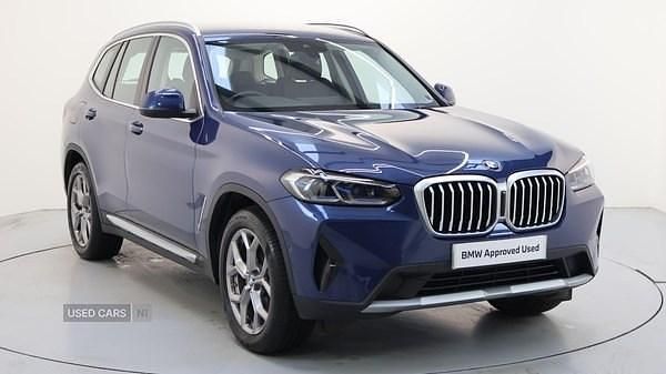 Blue Used 2023 BMW X3 xLine SUV | £35,950 (Good price) - Image 1/4