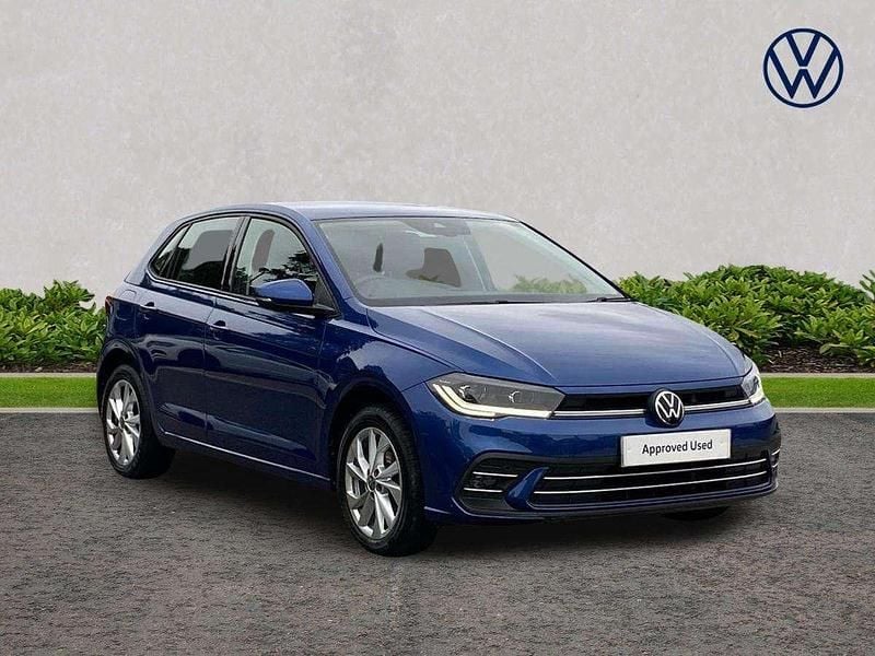 Blue Used 2022 VW Polo Style Hatchback | £16,290 (Fair price) - Image 1/4