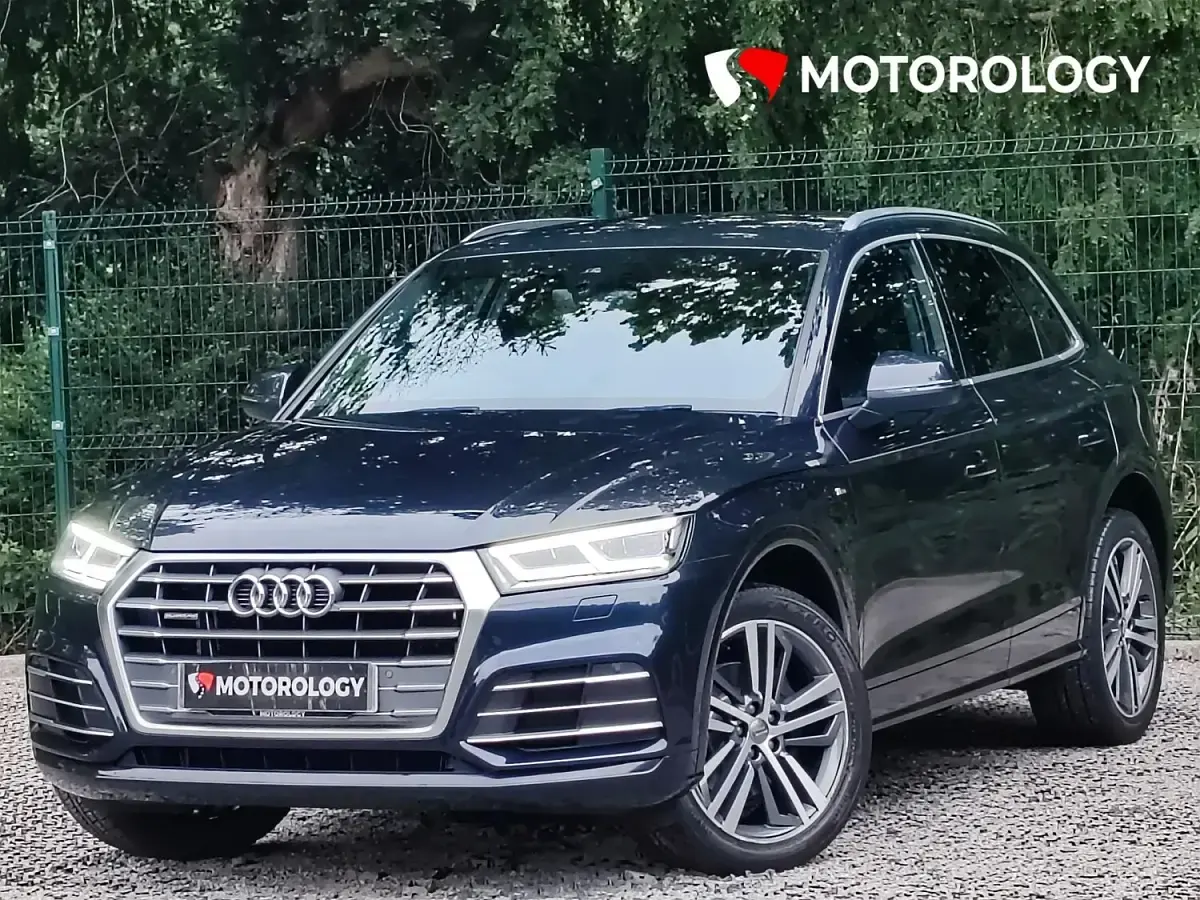 Used Audi Q5 S-Line 190 HP (139 kW) 2018 Blue SUV