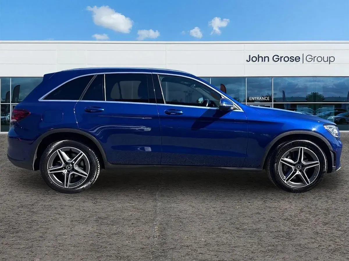 Used Mercedes GLC300 AMG line 2020 Blue Estate