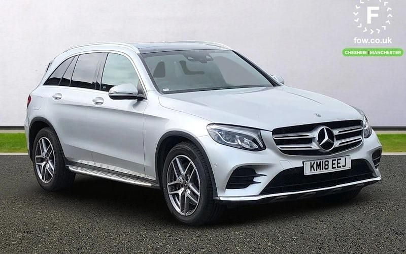 Silver Used 2018 Mercedes GLC220 Active Estate | £23,699 (Fair price) - Image 1/3