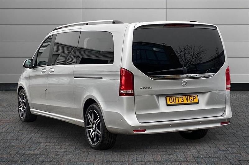 Used Mercedes V220 AMG line 163 HP (119 kW) 2024 Brilliant silver MPV