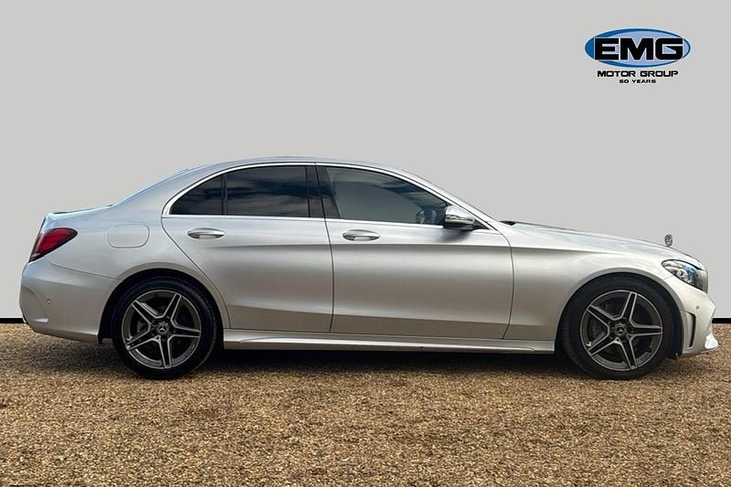 Used Mercedes C200 AMG Line Premium 198 HP (145 kW) 2020 Silver Sedan
