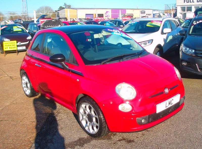 Used Fiat 500 Sport 69 HP (50 kW) 2009 Red Hatchback