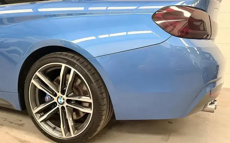 Used BMW 420 Coupé M Sport 190 HP (139 kW) 2018 Blue Coupe